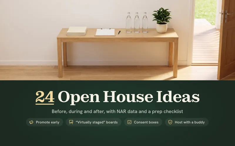 Open House Ideas for Real Estate Agents: 24 Ways to Bring In Buyers