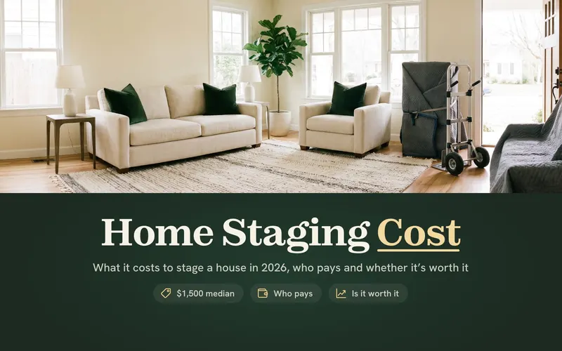How Much Does It Cost to Stage a House? 2026 Prices, Who Pays and Whether It's Worth It