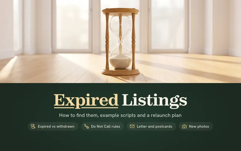 Expired Listings: How to Find Them, Example Scripts and a Relaunch Plan