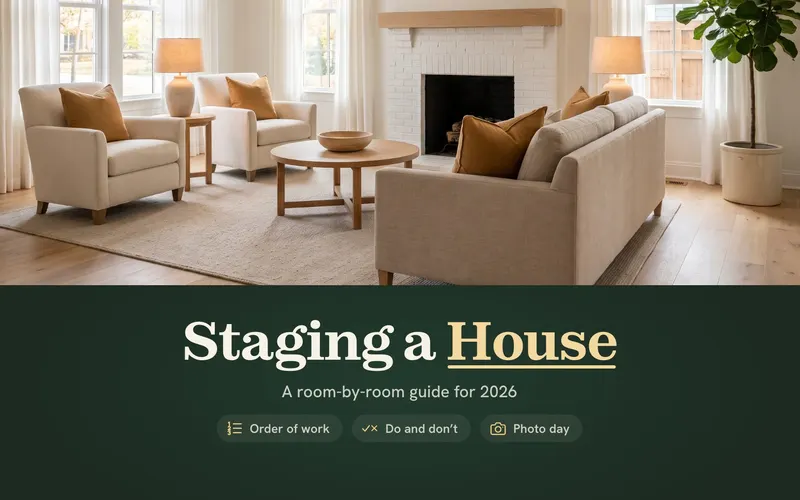 Staging a House for Sale: A Room-by-Room Guide for 2026