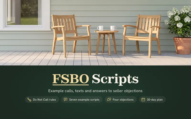 FSBO Scripts: Example Calls, Texts and Answers to Seller Objections