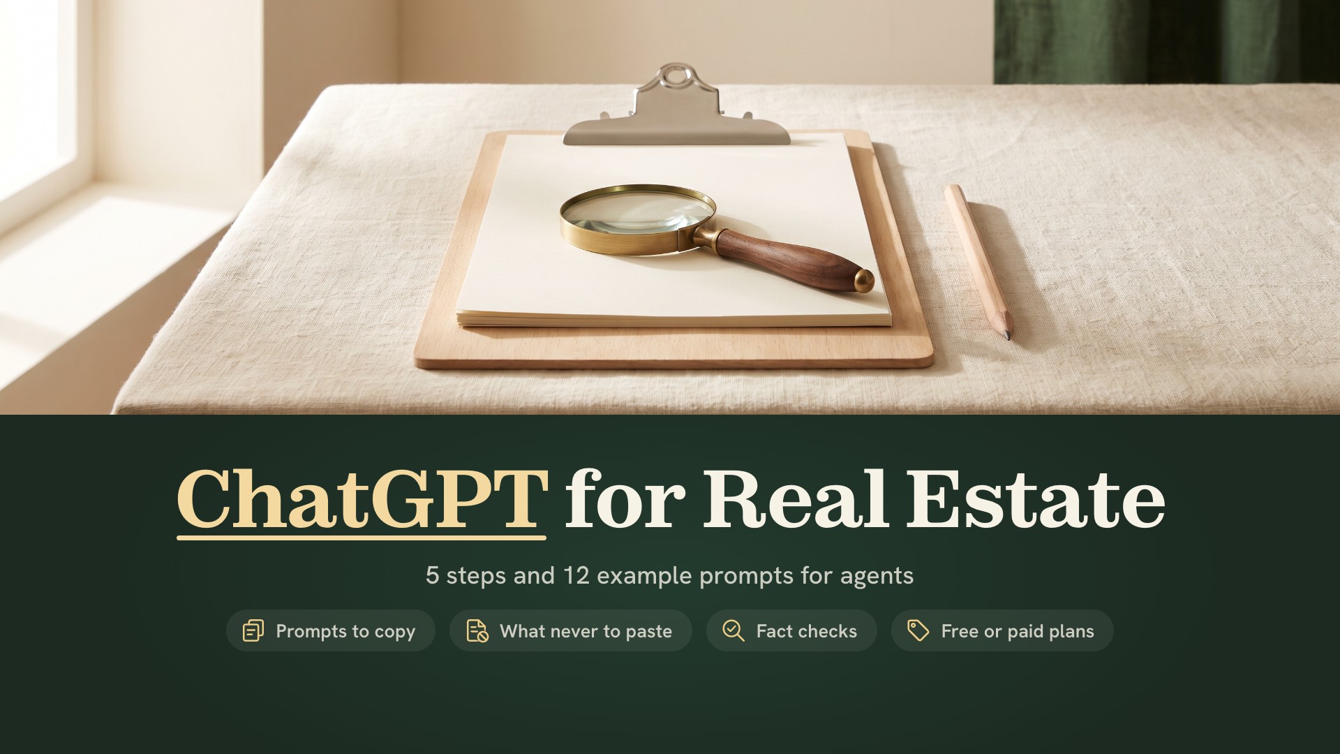 ChatGPT for Real Estate Agents: 5 Steps and 12 Example Prompts