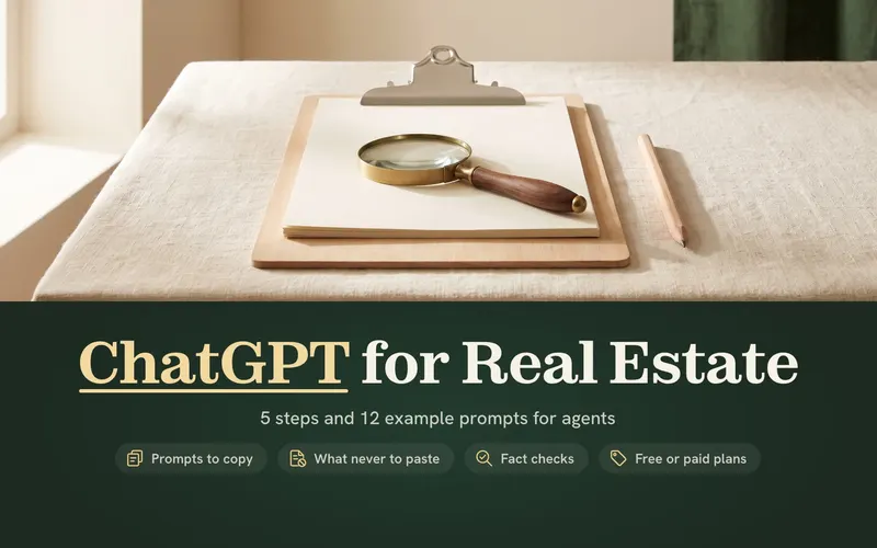 ChatGPT for Real Estate Agents: 5 Steps and 12 Example Prompts